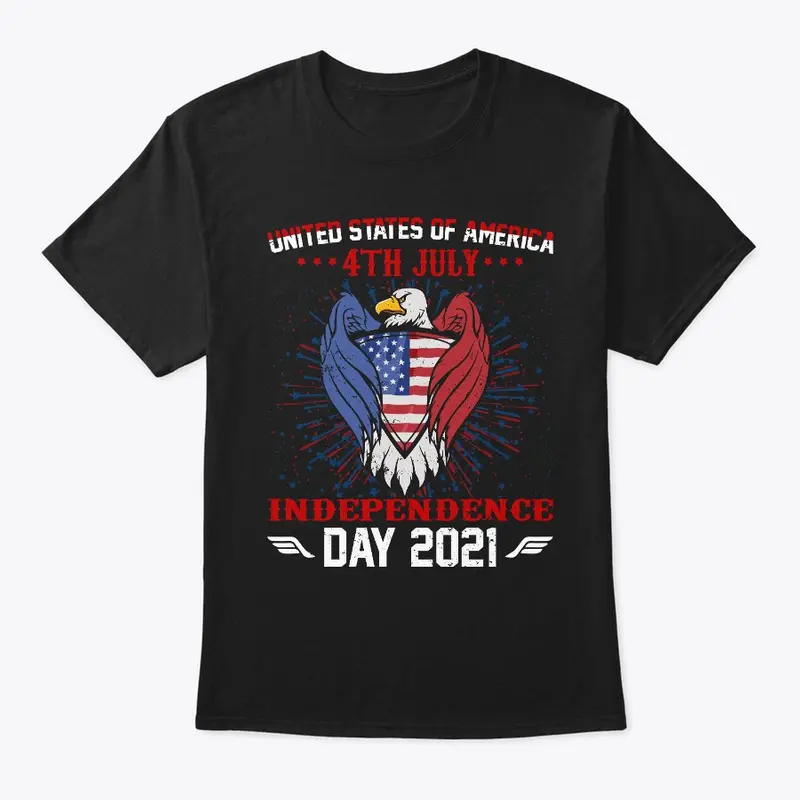 God Bless America Happy-4th T-shirt