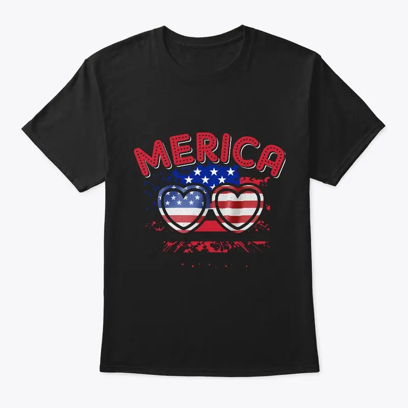 Merica 4th July Tshirt