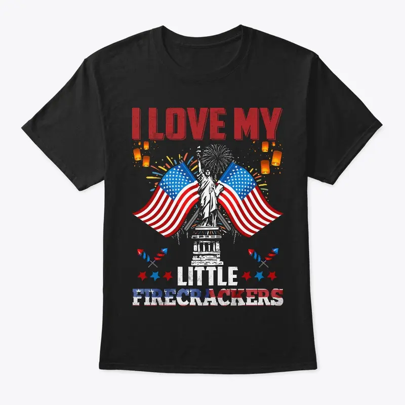 Fireworks and Freedom 4th July T-shirt